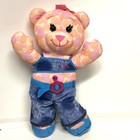 DOODLE BEAR 2006 Cloth 16.5” Plush Stuffed Bear With Outfit