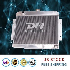 4row Radiator For 1972-86 Jeep Cj5 Cj6 Cj7 Chevy Small Block Sbc Swap Full Alum