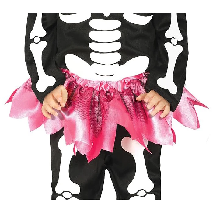 Costume vestito travestimento carnevale halloween bambino scheletro 18-24 mesi - Immagine 4 di 4