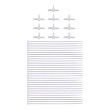 1/8" Hose Barb Fitting Equal Barbed T Shaped Tee Type 3 Way Plastic Joint Splic