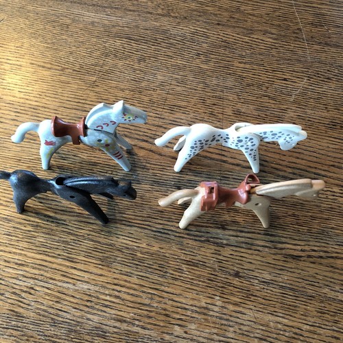 Lote De (4) Caballos Playmobil Geobra Vintage (lote #4) - Imagen 12 de 16