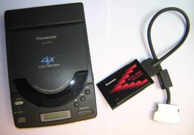 Panasonic Portable PCMCIA 4x SCSI CD-ROM Drive KXL-D740 Kit w/PC