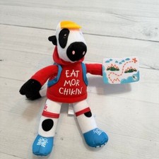 Chick-fil-a Plush Cow Hiker With Backpack  Map Stuffed Animal 2023