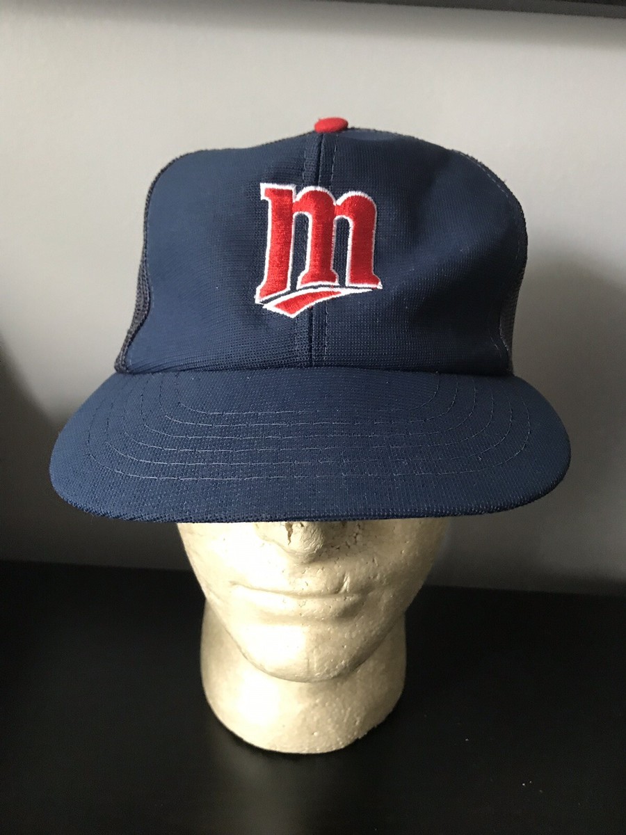VINTAGE MLB Minnesota Twins Mesh Snapback Baseball Cap