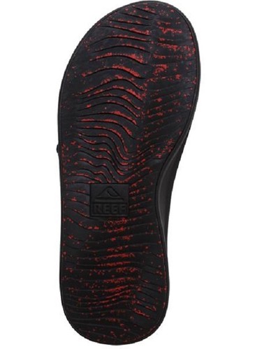 Sandalias para hombre chanclas Reef ROVER negras rojas hinchadas tecnología hinchada soporte para arco - Imagen 3 de 12