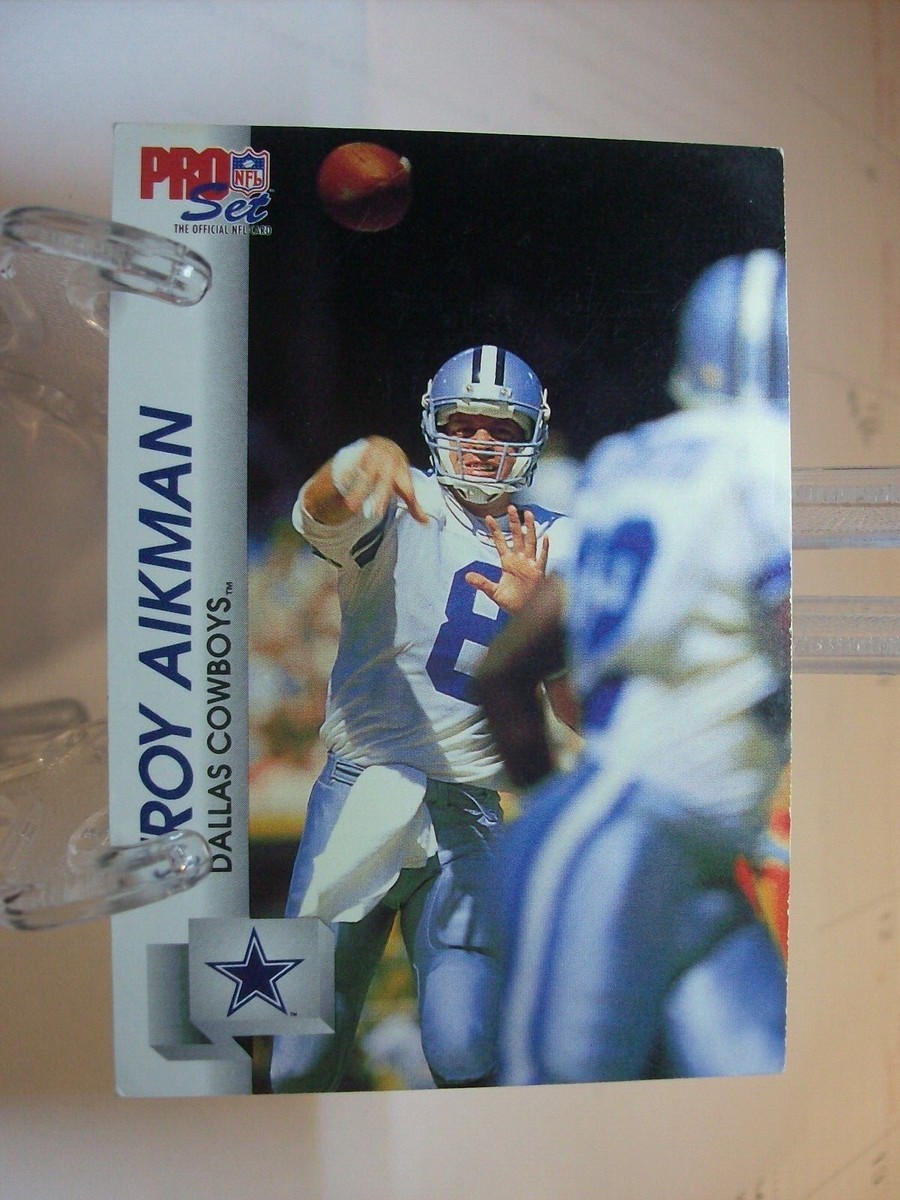 1992 Pro Set Football #473 - Troy Aikman - Dallas Cowboys 92-248