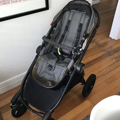 baby jogger city select charcoal second seat