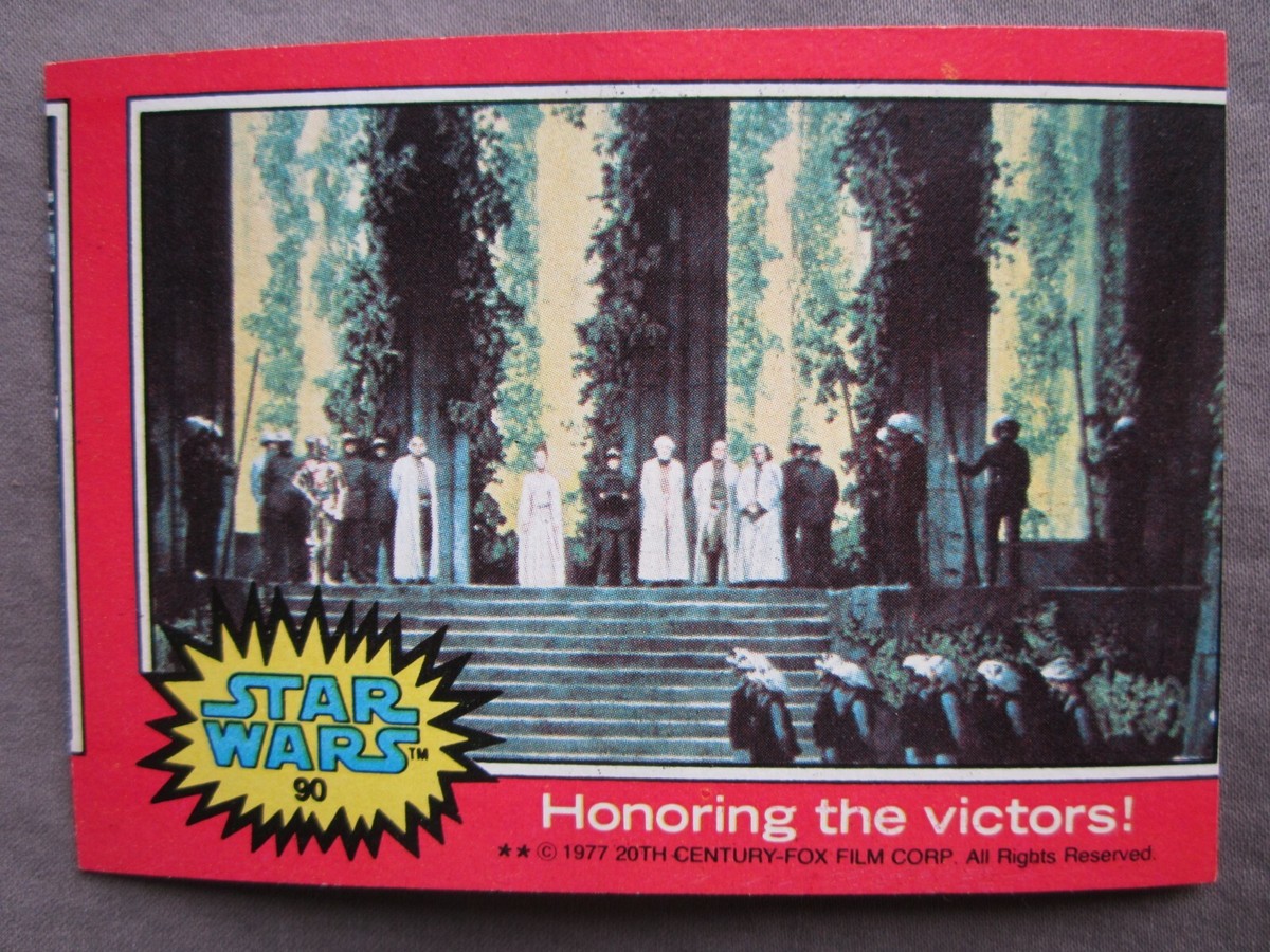 ERROR CARD MISCUT Star Wars #90 1977 miss cut Rare Red series | eBay