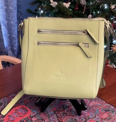 Nanette Lepore Lime Green Crossbody Bag Nanette Lepore Crossbody Bag Shoulder Purse Lime Green | eBay main image 4