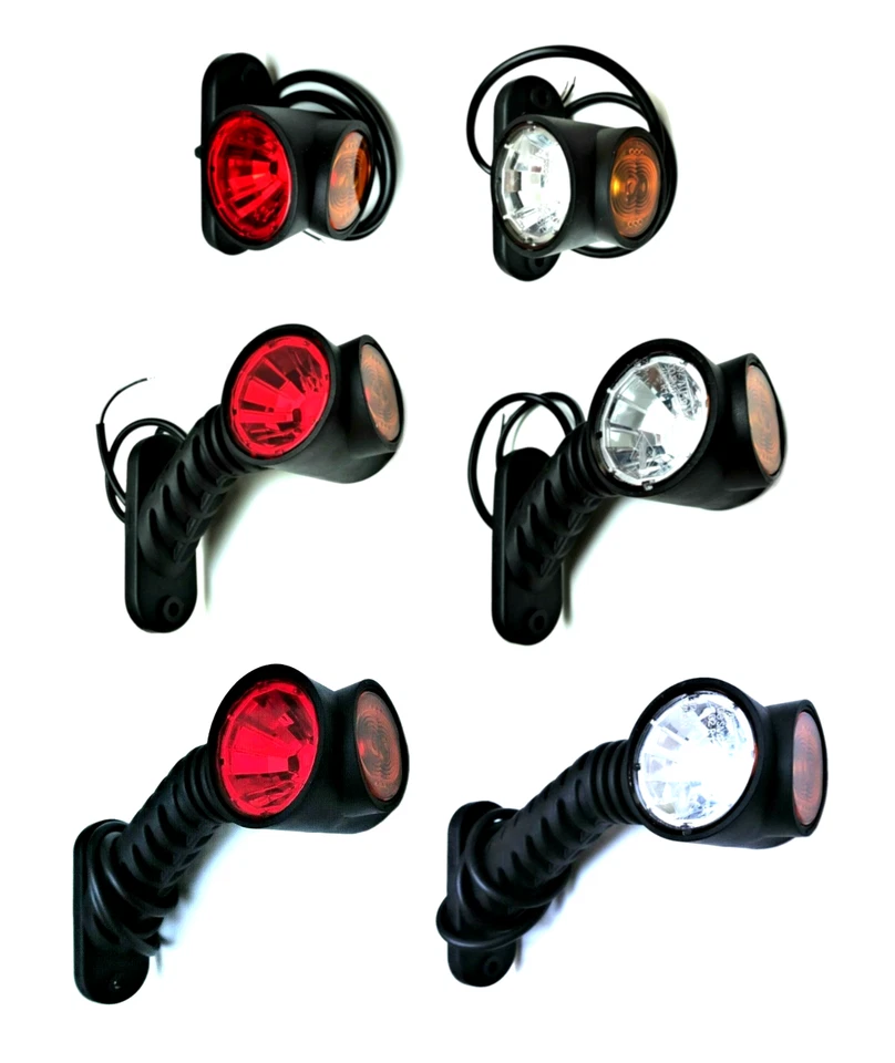 2X LED Feu De Limite Contour 12V 24V E9 SET Pour Camion Voiture Remorque - Photo 1/1