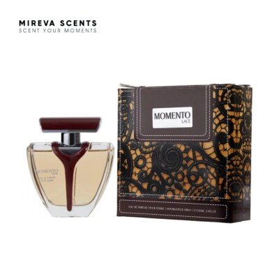 ARMAF MOMENTO LACE EDP 3.4 OZ / 100 ML FOR WOMEN (NIB) SEALED