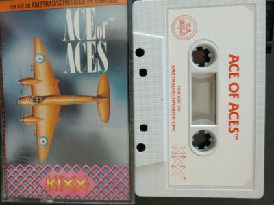 Ace of Aces (KIXX 1988) Schneider CPC (Tape, Box, Manual) works Amstrad classic