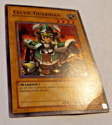 1996 Yugioh Super Rare Holo Celtic Guardian #LOB-007 | eBay