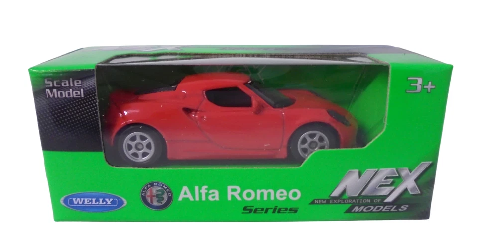 Voiture Miniature ALFA ROMEO 4C échelle 3 inches (7cm) Welly Diecast Jouet - Photo 2/2