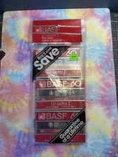 Vintage BASF 60 LH-extra I 3 Pack Cassette Tapes Sealed New