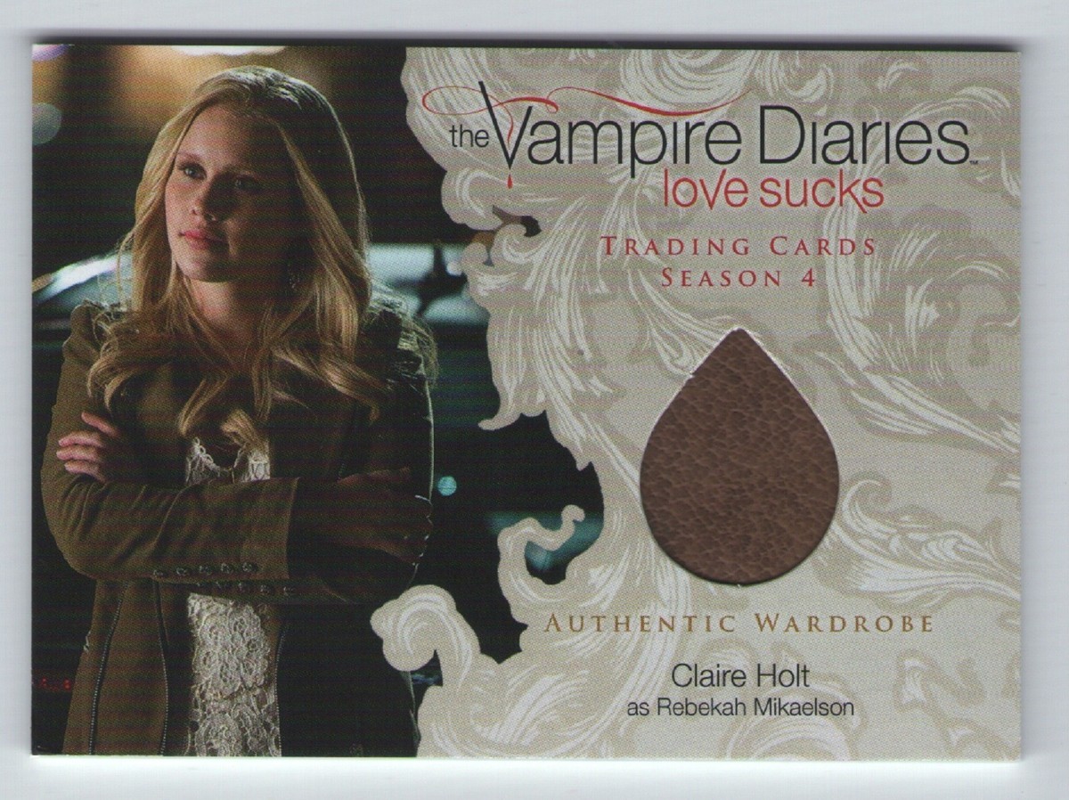 Vampire Diaries season 4 M07 Claire Holt - Rebekah wardrobe insert card |  eBay