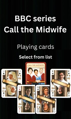 BBC Call the Midwife - Playing cards   Select Single card from list - AA64