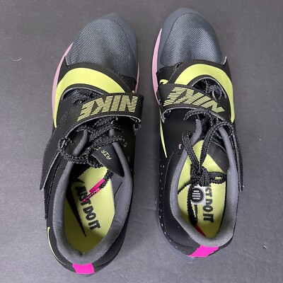 New Nike Air Zoom Long Jump Elite Mens Sz 9.5 Spikes Pink  display picture 3