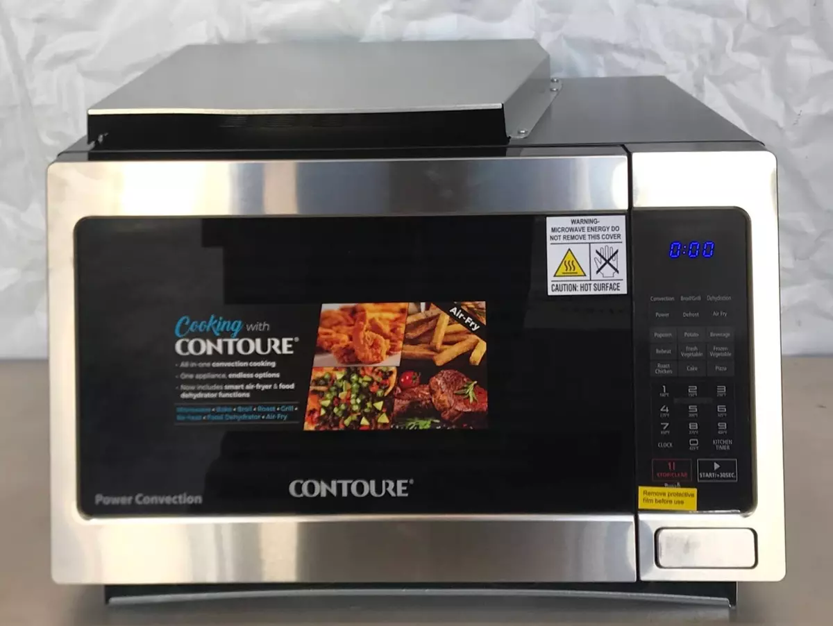 Smart microwave that air fries