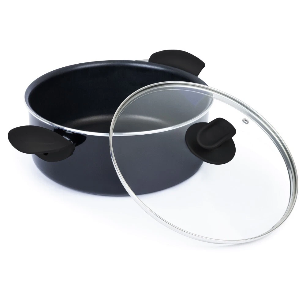 Classic Aluminum Nonstick Stockpot & Saucepan, Induction Compatible High Quality