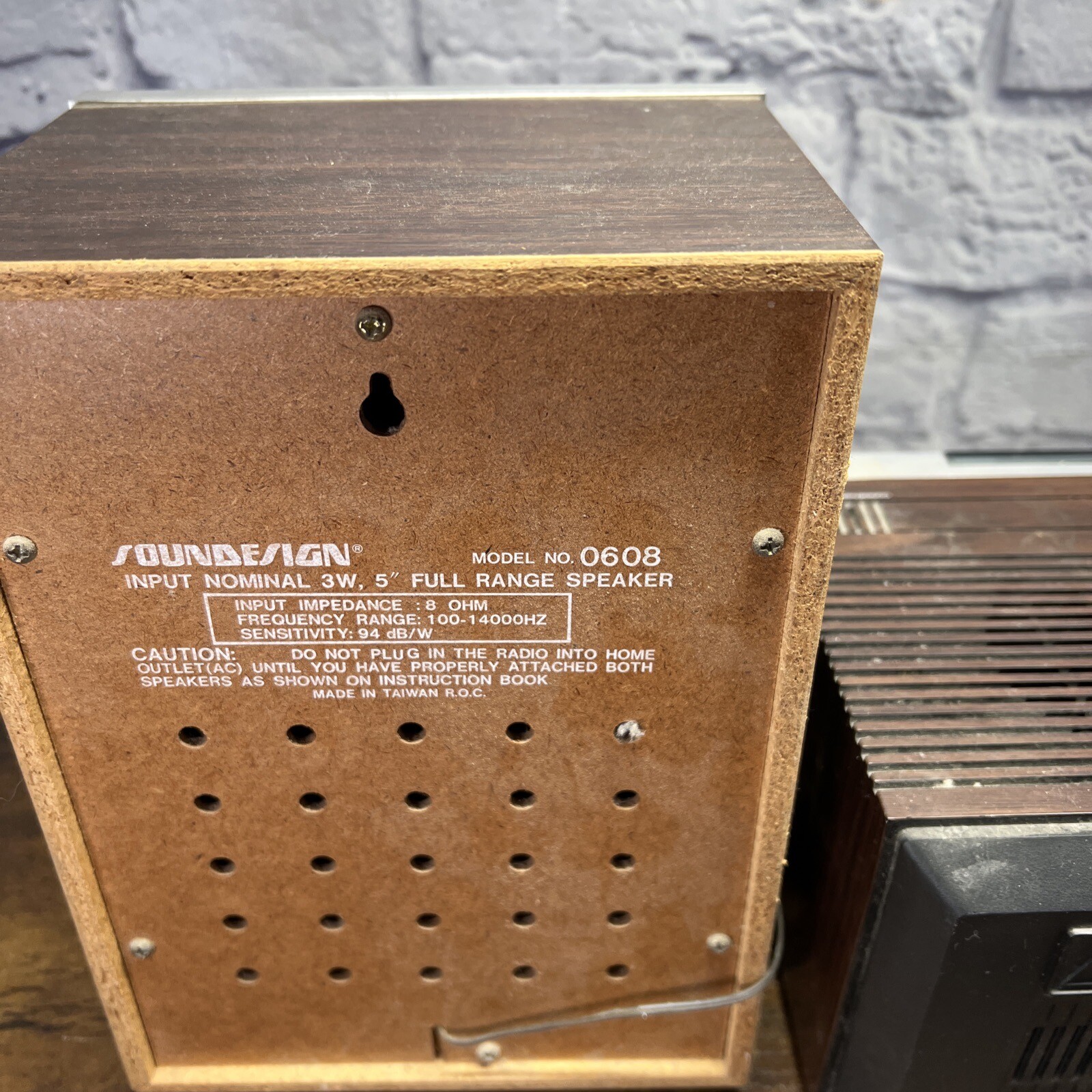 Vintage Rare Soundesign AM/FM Stereo System Cassette Model 3893 ...