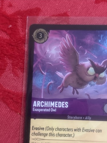 FOIL Lorcana Shimmering Skies - Archimedes - Exasperated Owl #39/204 NM FOIL - Picture 3 of 7