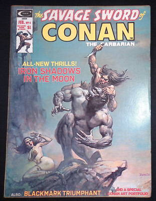 Savage Sword Of Conan The Barbarian #4 Curtis Magazine F