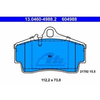 ATE BremsbeläGe BremsklöTze Hinten FüR Porsche Boxster 986 2.5 2.7 911 Cabriolet