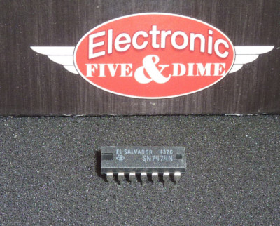 SN7474N Texas Instruments  Dual D-Type Flip-Flops  IC