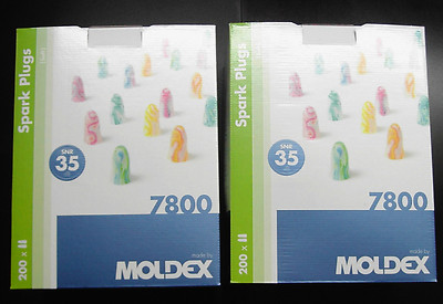 Gehörschutz  2x Moldex 7800 Spark Plugs 400 Paar = 800 Stk