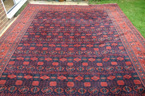£7000 Antique Hand knotted HANDMADE Turkoman vegtable dye 360 x 290cm - Picture 5 of 12