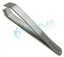 Tweezer 8.5cm Straight Broad End Stainless Steel Premium Instruments