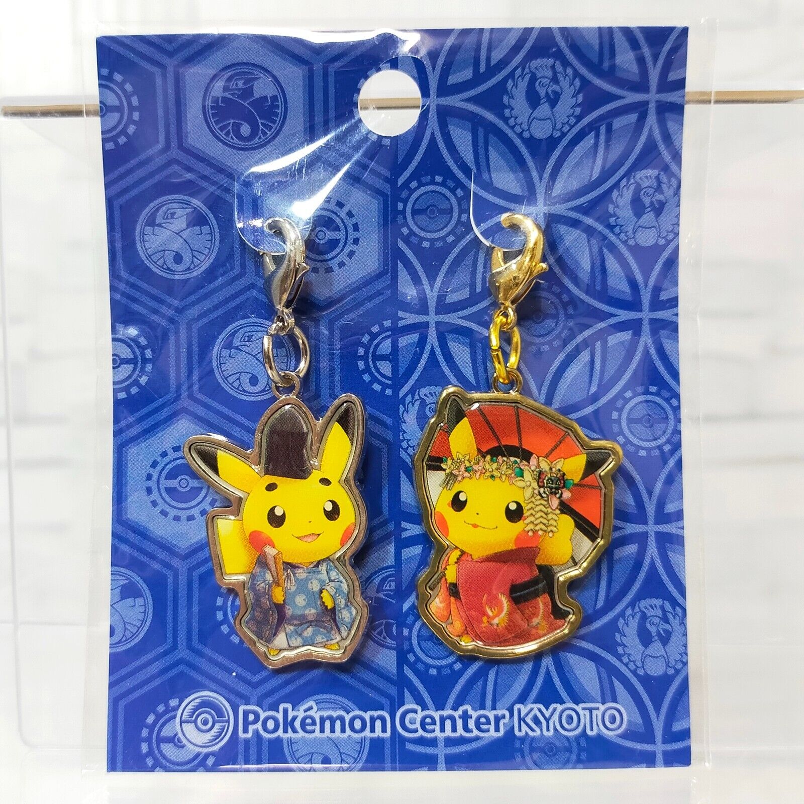 Pokemon Center Kyoto 2016 Okuge-sama Maiko-han Pikachu Pin Badge set Pins