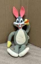 Vintage 1971 Mattel 12" BUGS BUNNY Talking PULL STRING Plush DOLL WORKS