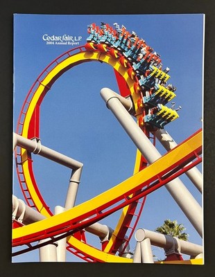 2004 Cedar Point Fair LP Theme Parks Sandusky OH Annual Report Financial Booklet