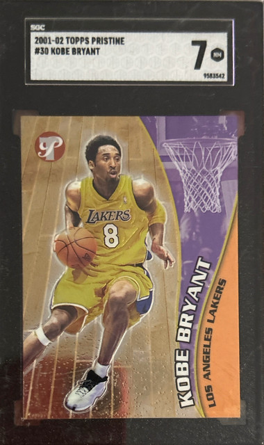 2001-02 Topps Pristine #30 Kobe Bryant 7