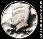 2004-S Silver Kennedy Half Dollar-Choice Gem Proof Lustrous No Reserve #i2726