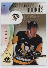 2024 Upper Deck SP Game Used Authentic Rookies Gold 34/149 Rutger McGroarty gz3