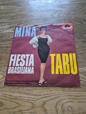7'' MINA   'Fiesta Brasiliana' Polydor Records  von 1962 im Bildcover 
