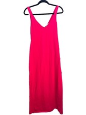 REFORMATION Tyra Knit Boducon Tank Top Maxi Dress Size M Red/pink