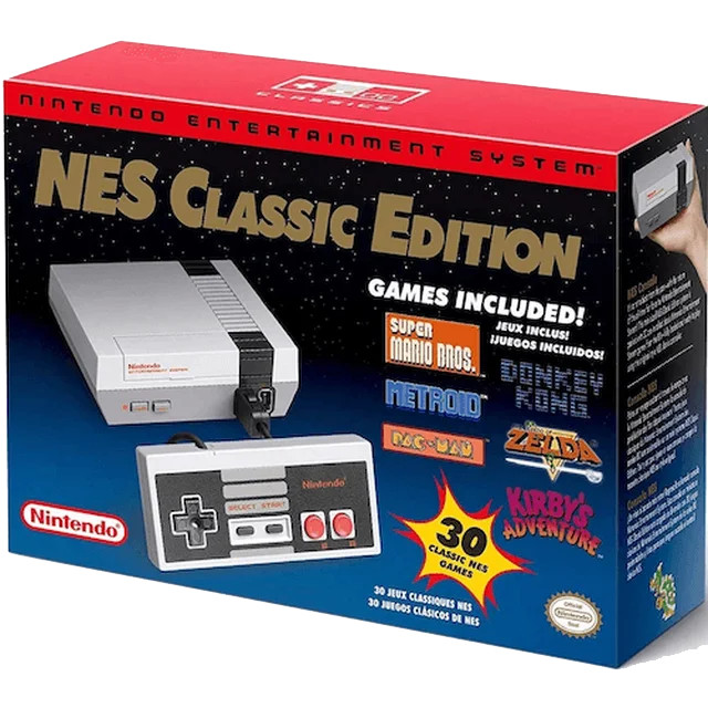 NES Classic Edition Mini Console USA w/ 30 games + Extra Controller + Keychain alternate view 2