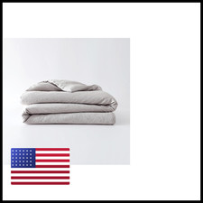 Baloo 100 French Linen Duvet Cover For Weighted Blanket - - For