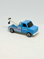 Hot Wheels 1996 Blue Ford Transit Wrecker Deluxe Towing Kevin's 24 Hour Towing