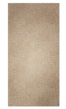 Adama Rig Mat Casau_c Beige Jute Vinyl New Rug 31.5”x48.2” 80-120 Cm Open Box