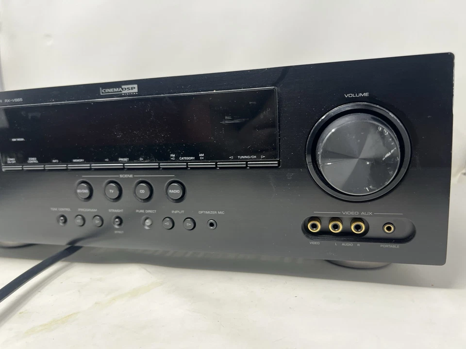 Yamaha RX-V665 7.2Ch 450W HDMI Dolby Natural Sound Home Theatre Receiver - Image 3 of 4