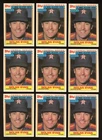 Lot of 9: 1984 Topps Cereal NOLAN RYAN Baseball Card #14 ~ NM-MT ~ HOF Astros