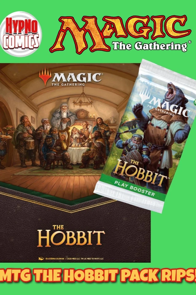 MTG-THE HOBBIT PACK RIPS & SINGLES