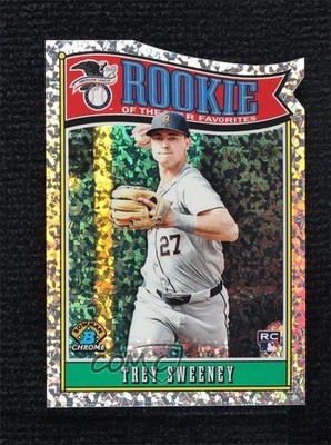2025 Bowman Mini-Diamond Refractor 130/150 Trey Sweeney #ROY-12 RC 1pf2