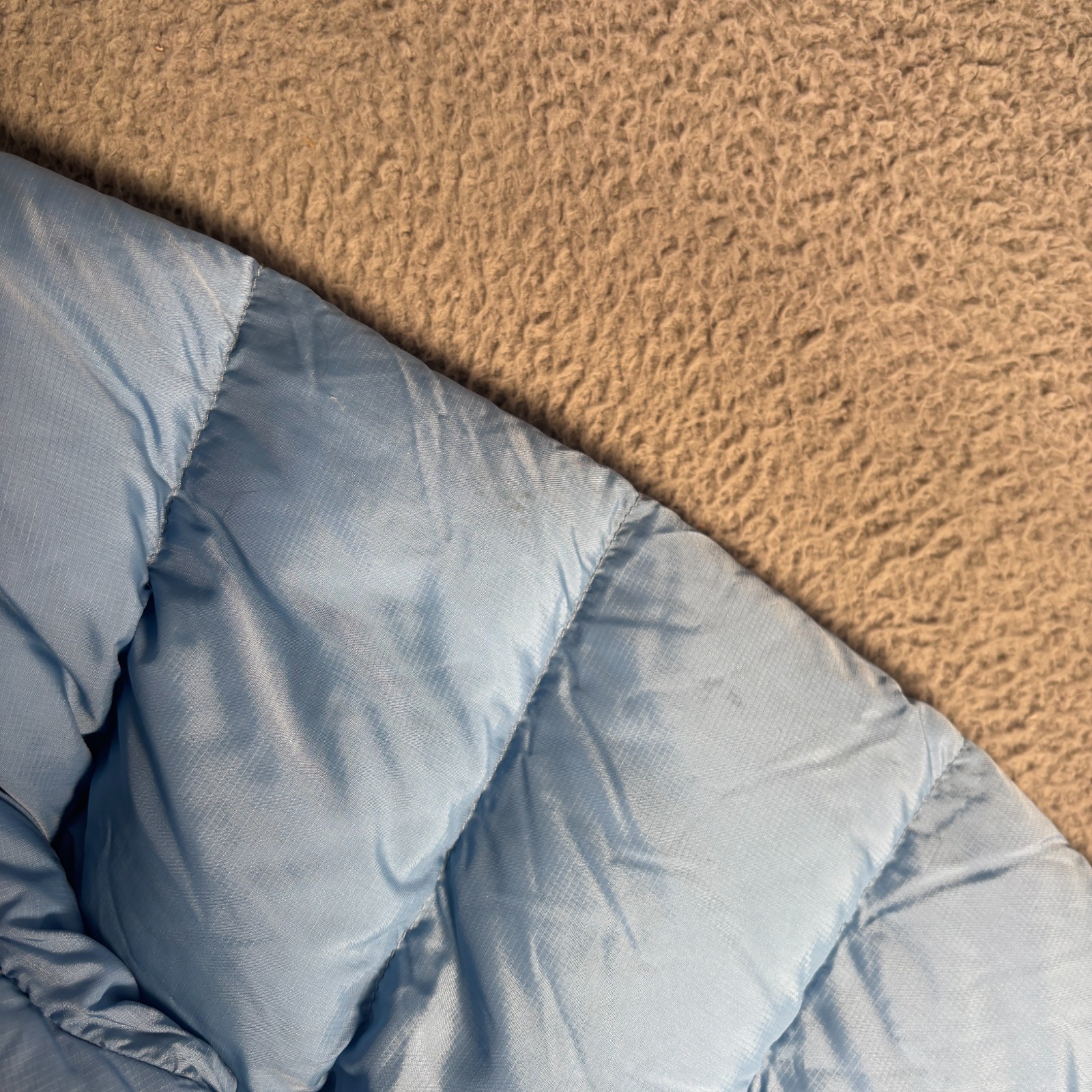 The North Face Down Puffer Jacket Womens XL 700 Vintage Nuptse Teal Blue thumbnail 8