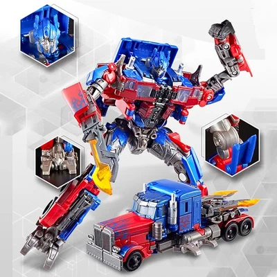 MARKENLOS Transformers Spielzeug LKW Roboter Auto Optimus Prime Figur Kinder Geschenk